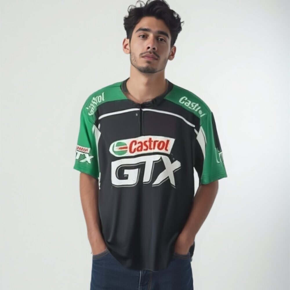 ❤️ Castrol GTX Cyclist Mens top XL